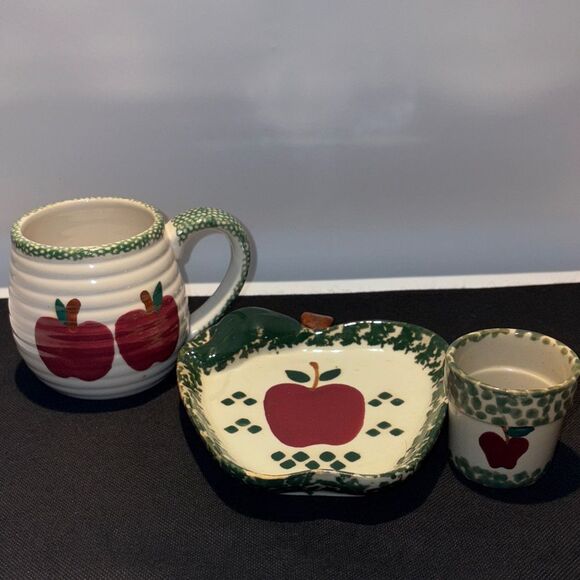 Apple Design Ceramic Kitchen Set - Picture 1 of 10